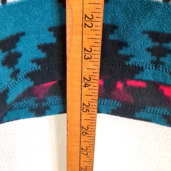 Eddie Bauer Women's Aztec 1/4 Zip Micro Fleece Lightweight Pullover Size Medium - Picture 8 of 10